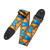 Levy's Leathers MP3SG-002 3" Stained Glass Orange and Blue Design Guitar Strap