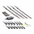 PowerSports MPS-CHASE-CPY 4-Piece Chasing LED Golf Cart Canopy Kit