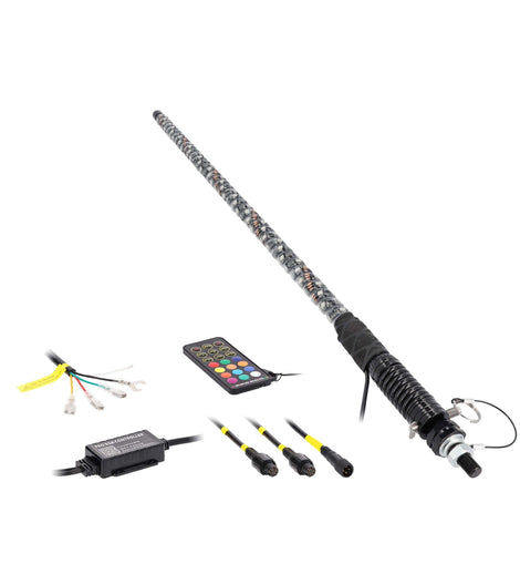 PowerSports MPS-CHWP-1 3' Chasing RGB Whip Light w/Controller