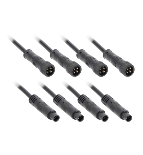 PowerSports MPS-RGB-M2H Heise Connect RGB Controller Crossover Cables - 4-Pack
