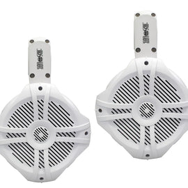 2 Absolute MPS65W Wake Board Speakers Marine RV 6.5" 400W Wake Tower POD Enclosure Speaker
