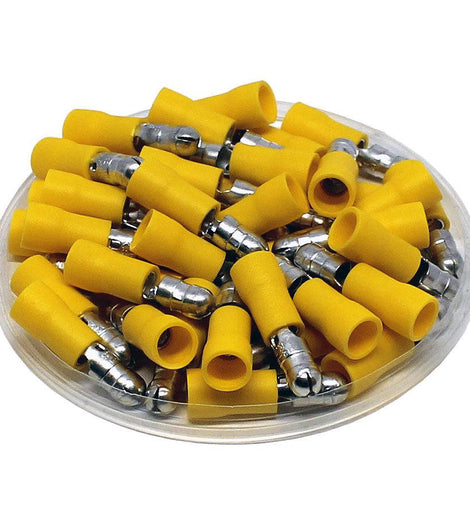 American Terminal E-BVLMYV-100 10/12G Male Bullet Plug Connectors