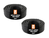 MR DJ SLT14 200' 1/4" Split Loom Wire Tubing Hose Cover PA DJ Home Marin RV