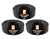 MR DJ 3-Pack 1/4", 3/8", 1/2" x 25 Feet Each Split Wire Loom Convoluted Tubing