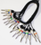 MR DJ 8Q8Q-3F-16G 8-Ch 1/4" TS Mono Snake Cable 3 Ft Professional Audio Patch Snake
