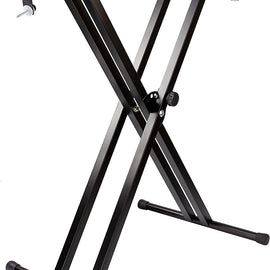 MR DJ KS650 Keyboard Stand Adjustable Locking Straps & Quick Release Mechanism