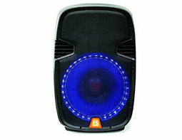 MR DJ PBX1559S 8" 2-Way Portable Passive Speaker with LED Accent Lighting