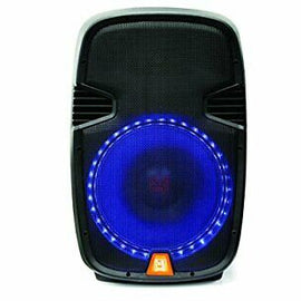 MR DJ PBX1559S 8 Inch 2-Way Portable Passive Speaker with LED Accent Lighting