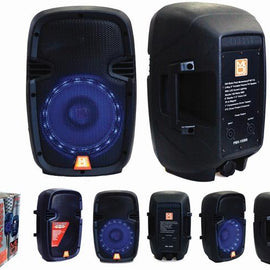 2 MR DJ PBX1559S PA DJ 8" 2-Way Portable Passive Speaker with LED Accent Lighting