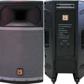 2 MR DJ PRO115S PA DJ Passive Speaker Professional PRO PA DJ 15" 2-Way Full-Range Passive DJ PA Multipurpose Live Sound Loudspeaker