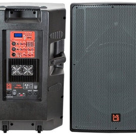 2 MR DJ PRO118BT 2-Way 18" PRO PA/DJ Bass-Reflex Bluetooth Active Powered Amplified speaker, 5500 watts P.M.P.O.