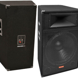 Patron Pro Audio PS1700 Single 15" 2 Way Speaker 1700W Max Peak 2" Driver