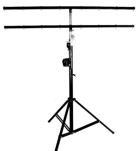 MR DJ ST200 Crank Light Stand Pro Lighting 12 Foot Crank Light Stand & T-Bar