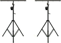 2 MR DJ ST200 Crank Light Stand Pro Lighting 10 Foot Crank Light Stand & T-Bar
