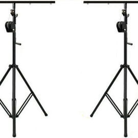 2 MR DJ ST200 Crank Light Stand Pro Lighting 10 Foot Crank Light Stand & T-Bar