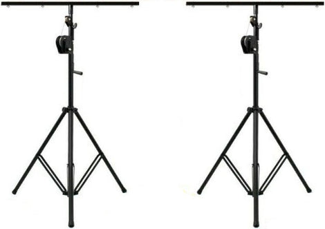 2 MR DJ ST200 Crank Light Stand Pro Lighting 10 Foot Crank Light Stand & T-Bar