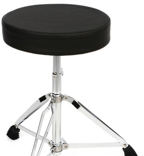 MR DJ ST500 Double Braced Drum Throne Stool Padded Seat