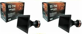 2 MR DJ TE-714 7"x14" 300W PRO Audio PA/DJ Wide Screw-ON Type PIEZO Horn Tweeter