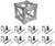 MR DJ DTJB2W Universal Corner Junction Block Box 1-6Way + 8 Half Conical Couplers