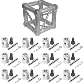 MR DJ DTJB3W Universal Corner Junction Block Box 1Way-6Way with 12 Half Conical Couplers for 3 Way Installation