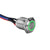 Install Bay MS12G-2 Silver 12MM Round Illuminated Momentary Switches Green Qty 2