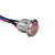 Install Bay MS12R-2 Silver 12MM Round Illuminated Momentary Switches Red Qty 2