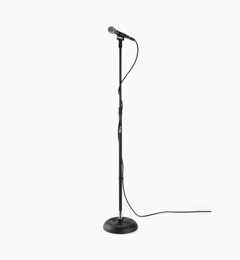 On-Stage MS7201QTR Quarter-Turn Round-Base Mic Stand