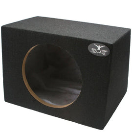 12" Sealed 3/4" MDF Single Hatchback Subwoofer/Sub Enclosure Box 1.2 Cubic Feet