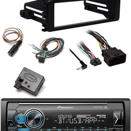 Pioneer MVH-S322BT Car Stereo Single Din Kit Fit 1998-UP Harley-Davidson