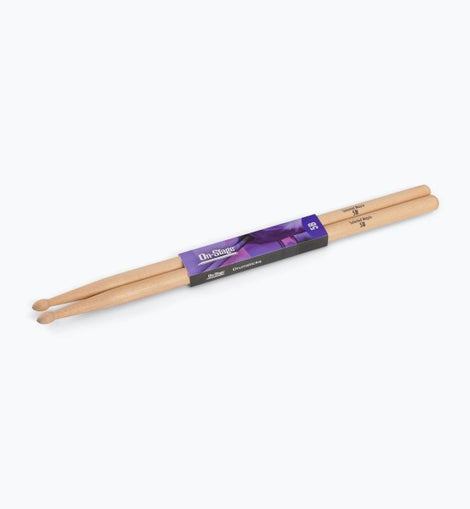 On-Stage MW5B Maple Drum Sticks (5B, Wood Tip, 12pr)