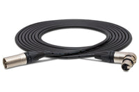 Hosa MXX-015RS Microphone Cable Neutrik Right Angle XLR Female to XLR Male 15 foot