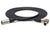 Hosa MXX-001.5RS Microphone Cable Neutrik Right Angle XLR Female to XLR Male 1.5 foot