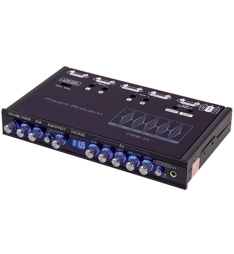 Power Acoustik PWM-5V 5-Band Parametric Equalizer w/ Subwoofer Control