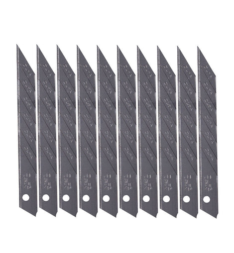 Install Bay OLFA1160B 9 mm Acute Angle Blade - 7 Segments per Strip - 10 Pack