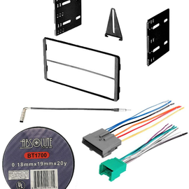 Absolute Package0 Car Stereo Installation Kit Compatible with Ford 1995 – 1997 Explorer In-Dash Mounting Kit Antenna Harness for Double Din Radio Receivers