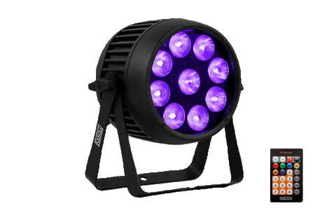 Antari PAR9X12BH-IP IP65 Battery Powered Outdoor RGBWAU LED PAR with W-DMX