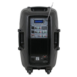 MR DJ PBX2109MP3 1600W 12" Powered PA DJ Active Loudspeaker with USB, SD Card & MP3 Player