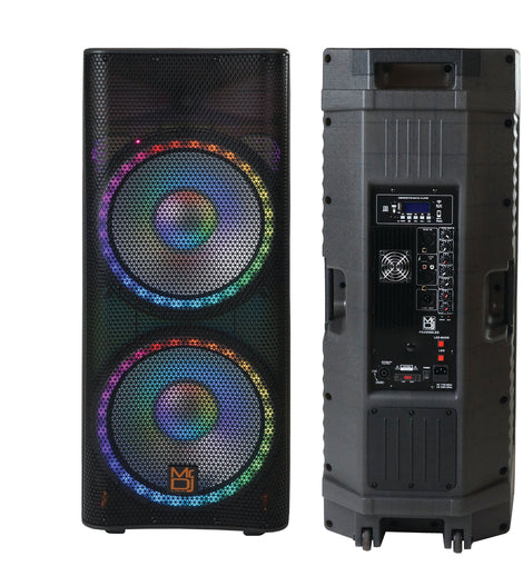 MR DJ PBX6500LED Professional Dual 15