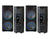 2 MR DJ PBX6500LED Professional Dual 15" 3-Way Powered/Active DJ PA Multipurpose Live Sound Bluetooth Full Range Loudspeakers