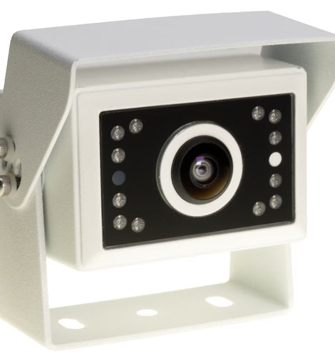 EchoMaster PCAM-830W-AHD Mini Commercial Camera With Super Wide Lens - White