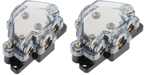 2 Absolute PD-130C 2-4 Gauge 1 in 3 Ways Out Power Splitter Distribution Block