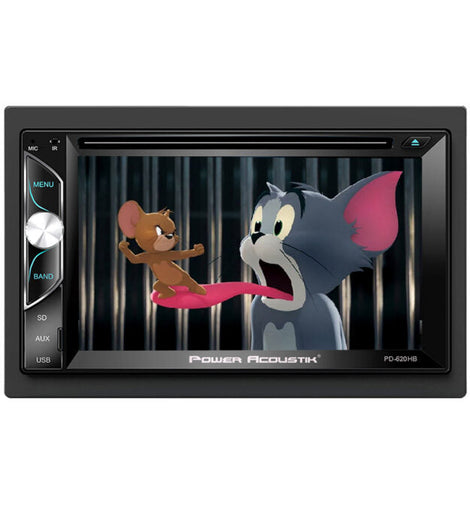 Power Acoustik PD-620HB 6.2″ Double DIN DVD, CD/MP3 Car Stereo w/ Bluetooth