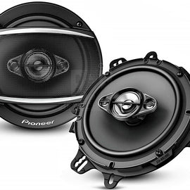 2 Pair Pioneer TS-A1680F 6.5" 4-Way 350W A-Series Coaxial Speakers + Absolute SW16G50 16 Gauge 50ft Speaker Wire