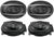 4 Pack Pioneer TS-A6960F 6" x 9" Inch 3-Way TS Series Coaxial Car Speakers Car Audio Speakers Package TSA6960F