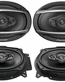 4 PIONEER TS-A6960F 450W MAX 6" X 9" 4-WAY 4-OHM STEREO COAXIAL SPEAKER (2PAIRS)