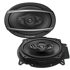 2 PIONEER TS-A6960F 450W MAX 6" X 9" 4-WAY 4-OHM STEREO COAXIAL SPEAKER (1PAIR)
