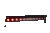Antari PIXBAR12H 12x12W RGBWAU Pixel Control LED Bar with Barndoor