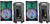 2 MR DJ PLED5200 PRO PA DJ 15" Bluetooth/MP3/FM Radio Portable Active Speaker