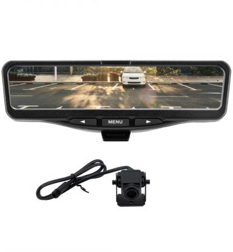 EchoMaster PMK-SP02 9” Full View Universal Mount Mirror Monitor and Ahd Camera