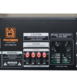 MR DJ PMX-9800 5000W PA DJ Audio Mixer Powered Soundboard DSP Bluetooth FM